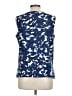 Ann Taylor Blue Sleeveless Blouse Size L - photo 2