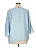 Vince Camuto 100% Polyester Blue 3/4 Sleeve Blouse Size 1X - photo 2