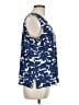 Ann Taylor Blue Sleeveless Blouse Size L - photo 4