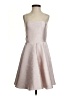 Un Deux Trois Metallic Silver Cocktail Dress Size 12 - photo 1