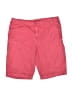 Lands' End 100% Cotton Solid Pink Shorts Size 16 - photo 1