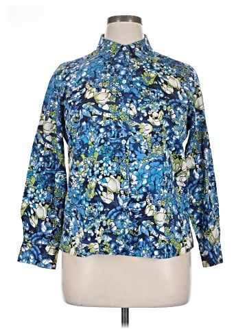 Foxcroft 3/4 Sleeve Blouse (view 1)