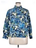 Foxcroft Floral Blue 3/4 Sleeve Blouse Size 14 (petite) - photo 1