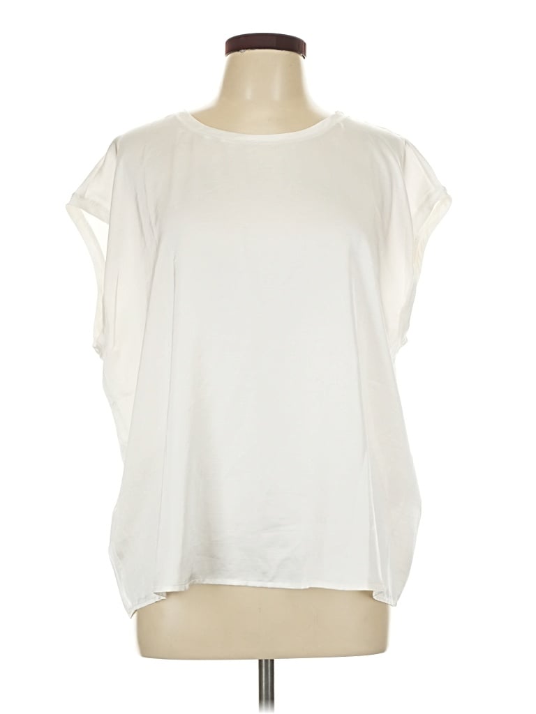 Pre-owned Vero Moda Short Sleeve Blouse In Ivory