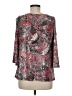 MSK Red 3/4 Sleeve Blouse Size M - photo 2