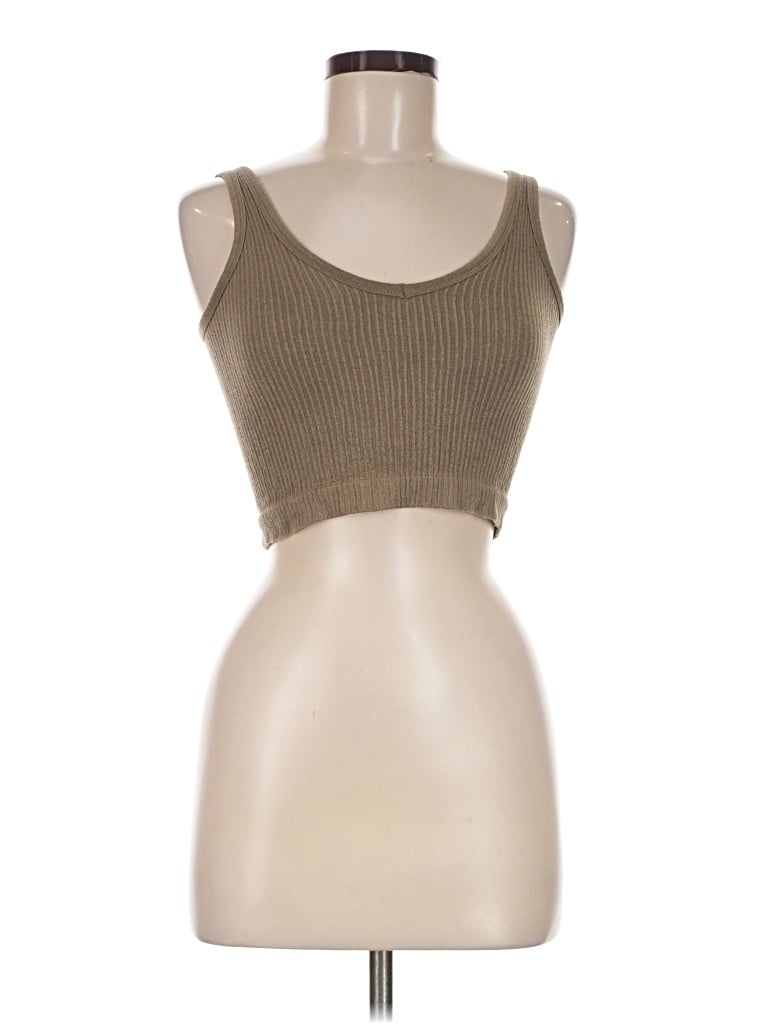Pre-owned Out From Under Tube Top Tan Strapless Neckline Tops