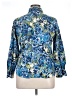 Foxcroft Floral Blue 3/4 Sleeve Blouse Size 14 (petite) - photo 2