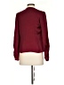 Sage the Label 100% Polyester Burgundy Long Sleeve Blouse Size S - photo 2