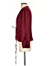 Sage the Label 100% Polyester Burgundy Long Sleeve Blouse Size S - photo 5