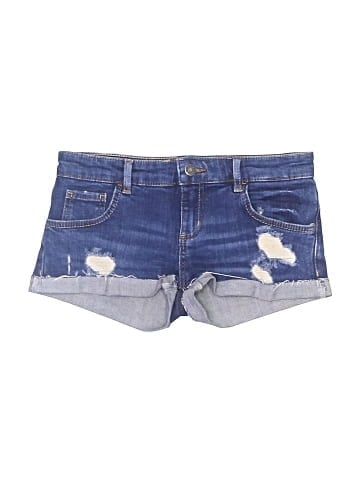 Subdued Denim Shorts (view 1)