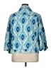 Chico's Print Blue Jacket Size XL (3) - photo 2