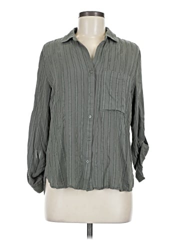 Como Vintage 3/4 Sleeve Button-Down Shirt (view 1)
