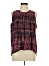 JACK Purple Sleeveless Blouse Size L - photo 1