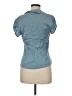 Ann Taylor Teal Short Sleeve Blouse Size 6 Petite - photo 2