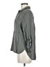 Como Vintage 100% Rayon Stripes Gray 3/4 Sleeve Button-Down Shirt Size M - photo 5