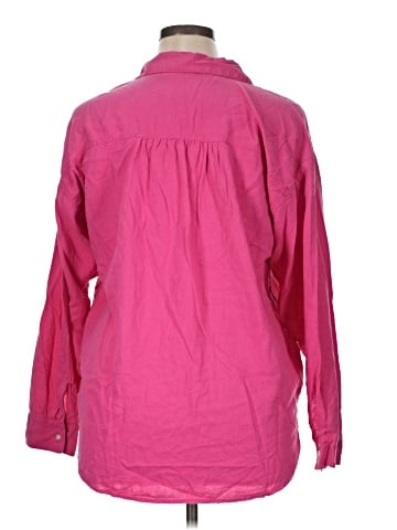 Ann Taylor LOFT Outlet Long Sleeve Button-Down Shirt (view 2)