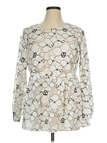 Lane Bryant Long Sleeve Blouse (view 1)