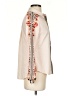 Shein 100% Polyester Ivory Long Sleeve Blouse Size 4 - photo 4