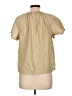 J.Crew 100% Cotton Tan Short Sleeve Blouse Size L - photo 2