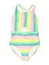 Cat & Jack Stripes Pink One Piece Swimsuit Size 14 - photo 1