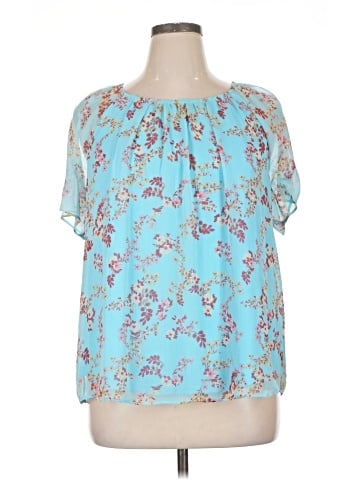 Kohl's Short Sleeve Blouse (view 1)
