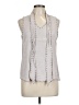 On Twelfth Gray Sleeveless Blouse Size L - photo 1