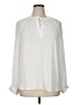 Nine West 100% Polyester Ivory Long Sleeve Blouse Size XL - photo 1