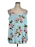 Torrid 100% Polyester Blue Sleeveless Blouse Size Lg Plus (0) - photo 1