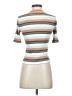 Madewell Ivory Brown Short Sleeve Turtleneck Size XXS - photo 2