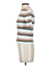 Madewell Ivory Brown Short Sleeve Turtleneck Size XXS - photo 5