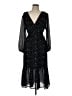 Point Sur 100% Polyester Stars Black Cocktail Dress Size 12 - photo 1