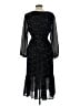 Point Sur 100% Polyester Stars Black Cocktail Dress Size 12 - photo 2