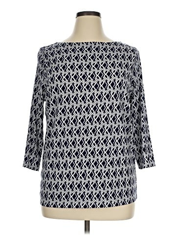Lauren by Ralph Lauren 3/4 Sleeve T-Shirt (view 1)