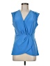 Chaus Blue Sleeveless Blouse Size M - photo 1
