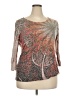 Studio Gem Gray 3/4 Sleeve Top Size XXL - photo 1
