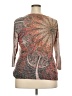 Studio Gem Gray 3/4 Sleeve Top Size XXL - photo 2