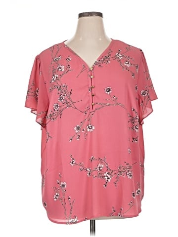 Liz Claiborne Career Short Sleeve Blouse (view 1)