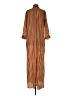 L'Agence Stripes Brown Casual Dress Size Med (2) - photo 2