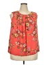 Liz Claiborne 100% Polyester Orange Sleeveless Blouse Size XXL - photo 1