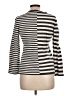 Worth New York Stripes Gray Silk Pullover Sweater Size L - photo 2