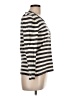 Worth New York Stripes Gray Silk Pullover Sweater Size L - photo 4