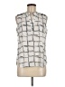 Cure 100% Polyester Silver Sleeveless Blouse Size M - photo 1