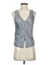 Madewell Gray Sleeveless Button-Down Shirt Size 00 - photo 1