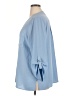 Jones New York 100% Polyester Blue 3/4 Sleeve Blouse Size XL - photo 5