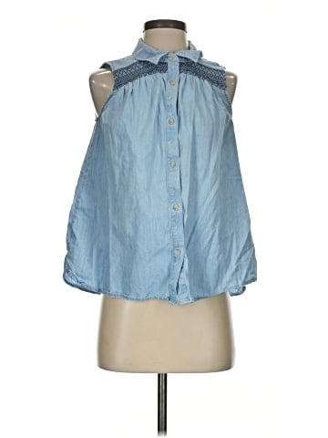 Sonoma Goods for Life Sleeveless Button-Down Shirt (view 1)
