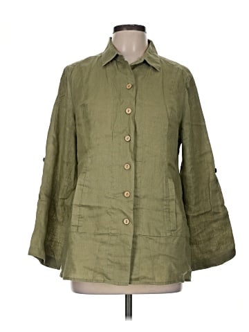 Soft Surroundings 3/4 Sleeve Button-Down Shirt (view 1)