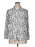 Joules 100% Viscose Print Ivory Long Sleeve Button-Down Shirt Size 14 - photo 1