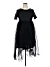 xpluswear 100% Polyester Black Cocktail Dress Size XL - photo 1