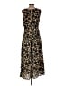 J.Crew Animal Print Brown Cocktail Dress Size M - photo 2