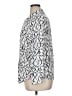 Joules 100% Viscose Print Ivory Long Sleeve Button-Down Shirt Size 14 - photo 5
